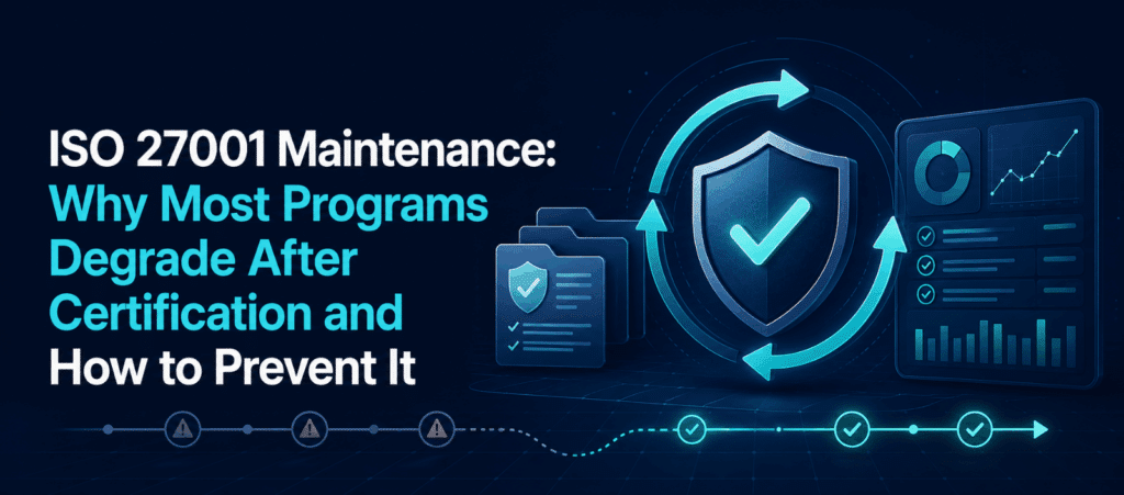 ISO compliance and maintenance overview