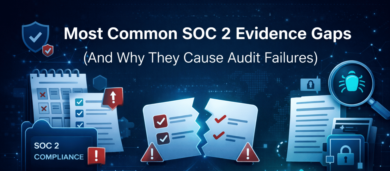 Most Common SOC 2 Evidence Gaps Explained | TrustNet
